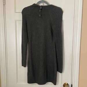 Abercrombie & Fitch Womens Gray  Long Sleeve Sweater Dress Size XS